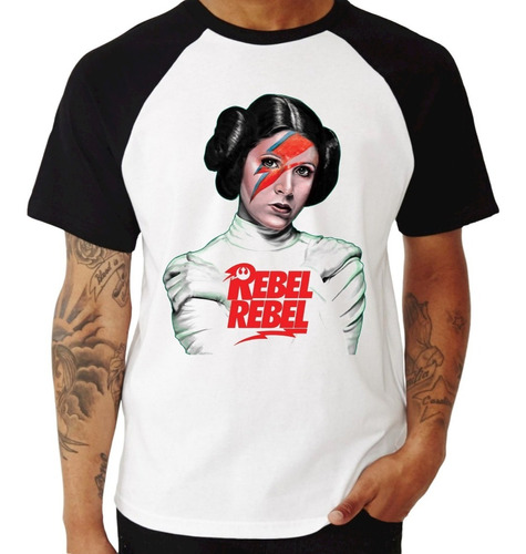 Remera, Leia Rebel, Guerra De Las Galaxias, Wars, Retro