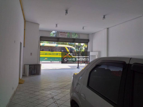 Loja Para Alugar, 230 M² Por R$ 5.000,00/mês - Centro - Santos/sp - Lo0103