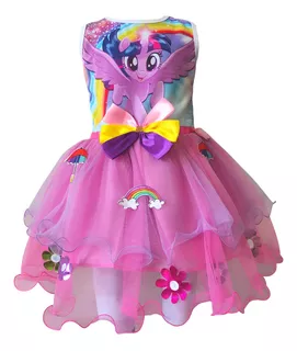 Vestido Fiesta Tutú Niña My Little Pony Unicornio