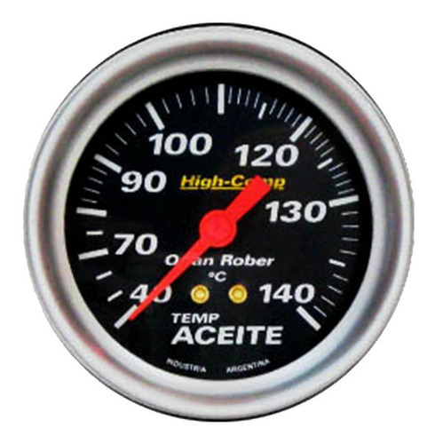 Reloj Temperatura Aceite Mecanico 2mts High Comp Ø66mm Orlan