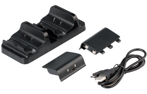 Base Cargador + 2 Baterias Joystick Xbox One Soporte Control