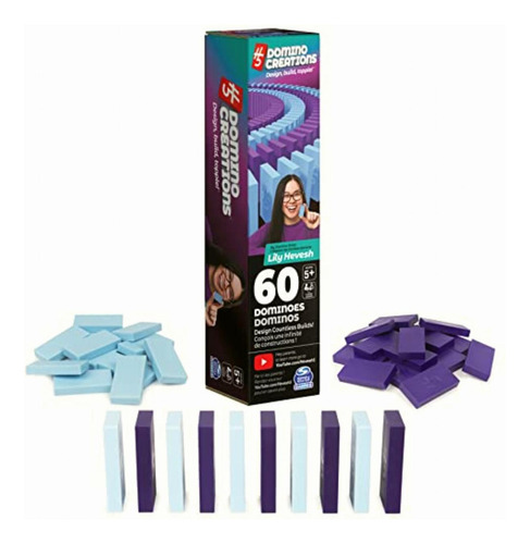 Spin Master Games H5 Domino Creations, Juego De 60 Piezas