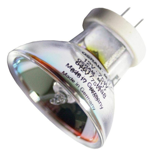 Lampara Osram 64617 12v 75w Patas Planas Odontologia Color Transparente Color de la luz Blanco brillante