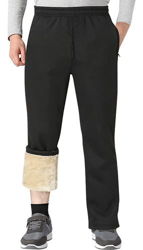 Sopiago Pantalon Deportivo Forro Sherpa Para Hombre Calido