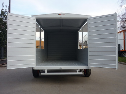 Imagen 4 de 25 de Acoplado Trailer 6 Cheques Cerrado Taller Rodante 3.5 Mts