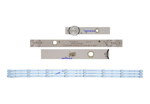 Barras Led Tv Caixun 43  Led Uhd Tv 100% Nuevas