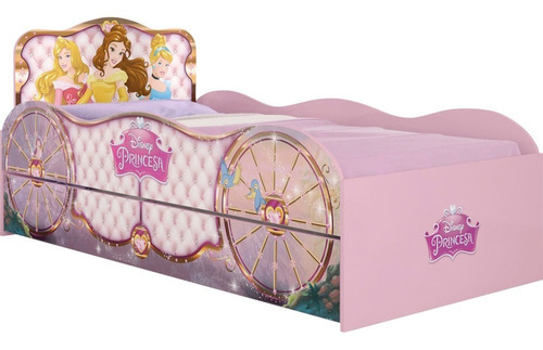 Bicama Infantil Princesas Disney Fun Rosa Pura Magia