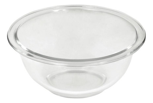 Bolo Bowl De 1.5lt  En Vidrio Pyrex Original Transparente