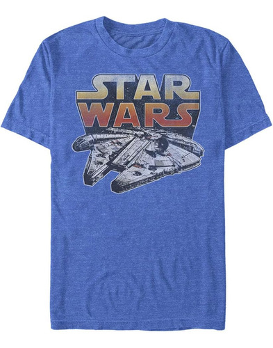 Star Wars Polera The Falcon Para Hombre, Azul Real Jaspead