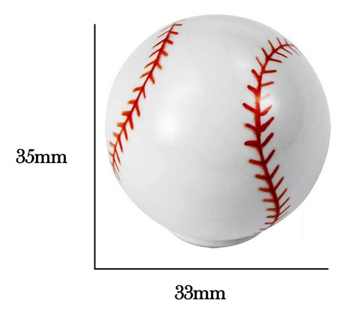 Silverline Baseball Sport Gabinet Cocina Cajero Cajero Manij
