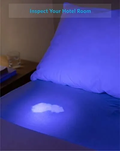 Anker Bolder - Linterna Uv Recargable, Detector Ultravioleta