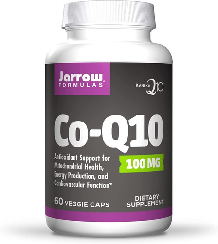  Jarrow | Coq10 | 100mg | 60 Veg Caps | Antioxidante