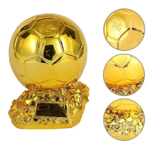 Troféu Melhor Jogador Futebol Bola De Ouro Prêmio Ballon