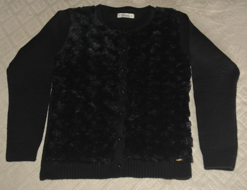 Conjunto Vestido Pana Florcitas Y Saquito -niña 7-9 Años (Usado)