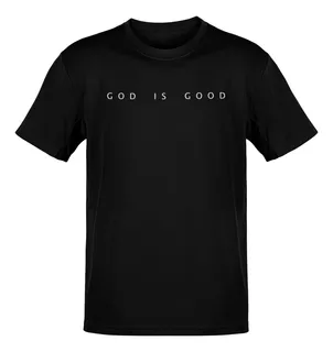 Blusinha Camiseta Básica Gospel Deus É Bom God Is Good