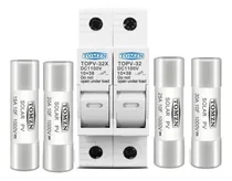 Comprar Porta Fusível 2 Polos Com 2 Fusível Solar 1000v Off Grid