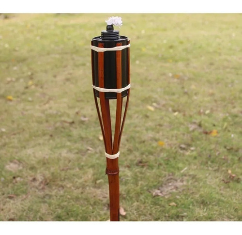 Imagen 2 de 10 de Antorcha De Jardin Patio 1,2m Alcohol Queroseno Nafta 120cm