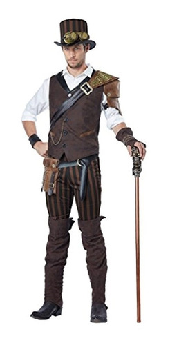 Disfraz De Aventurero Steampunk Para Adulto, Talla Xl