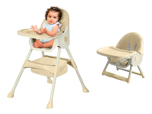 Silla Asiento Mesa Periquera Linium Plegable Bebe Comer 3en1