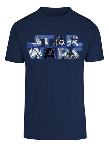 Playera Hombre Star Wars Millenium Falcon Algodon Oficial
