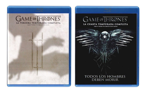 Game Of Thrones Juego Tronos Paquete Temporada 3 Y 4 Blu-ray