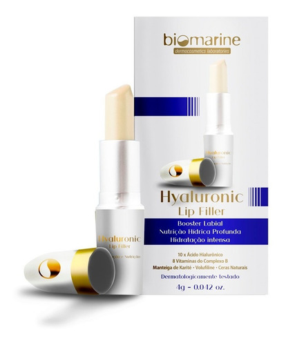 Hyaluronic Lip Filler Hidratante Labial 3,5g Biomarine