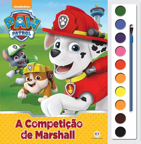 Kit Educação Infantil Patrulha Canina Pintura E Jogo Memória