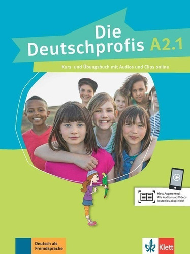 Deutschprofis In Teilbanden : Kurs- Und  Ubungsbuch A2.1 + Audios Und Clips O, De Olga Swerlowa. Editorial Klett, Tapa Blanda En Alemán