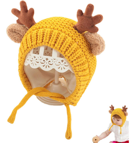 Super Lindo Gorro De Punto Grueso De Lana Para Niños