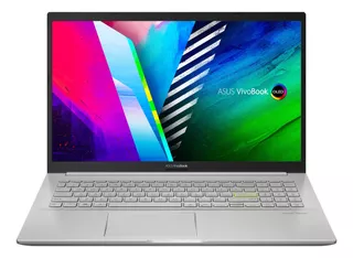 Notebook Asus VivoBook K513EA plateada 15.6", Intel Core i7 1165G7 8GB de RAM 512GB SSD, Intel Iris Xe Graphics G7 96EUs 1920x1080px FreeDOS