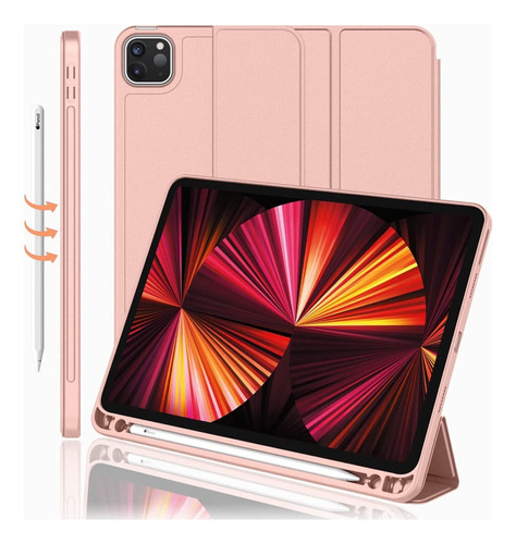 Case Estuche iPad Pro 11 M1 M2 Sujetador Pencil Gratis Envio