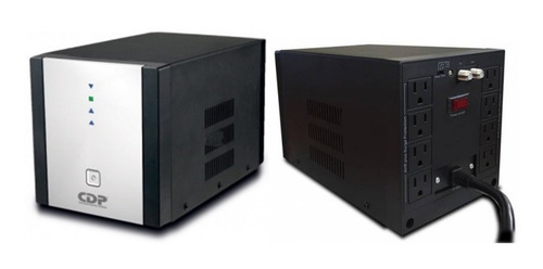 Regulador Cdp 8 Contactos Electrodomesticos R-avr2408 Color Negro