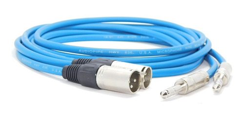 Imagen 3 de 4 de Cable Canon Xlr A Plug Trs Balanceado Audiopipe Full 2m Az