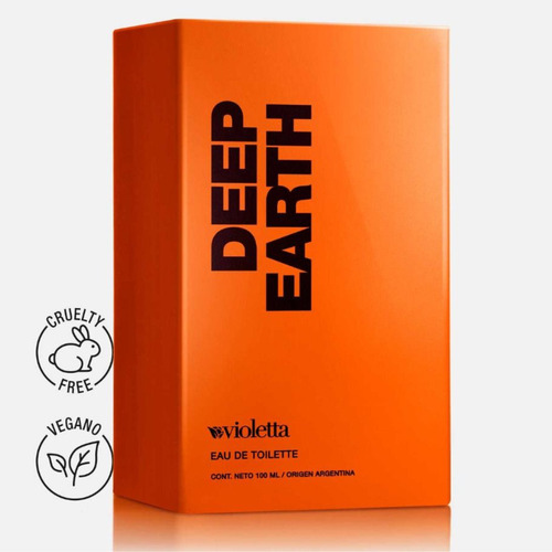 Perfume Deep Earth De Violetta Edt Para Hombres 100 Ml