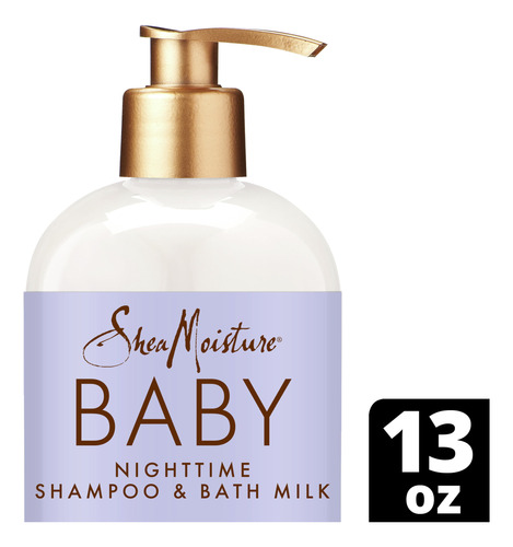Sheamoisture Baby Nighttime Shampoo & Bath Milk Manuka Honey