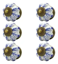 Comprar Juego X6 Tiradores Ceramica Puertas Mueble Cajones Diseño