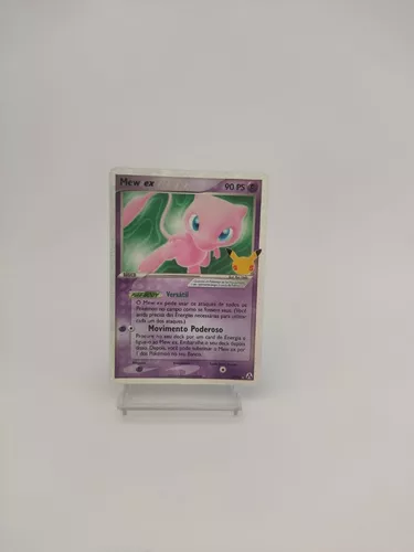 Carta Pokemon Mew Ex + 25 Cartas