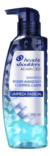 Shampoo Head & Shoulders Advanced Limpieza Radical 280 Ml