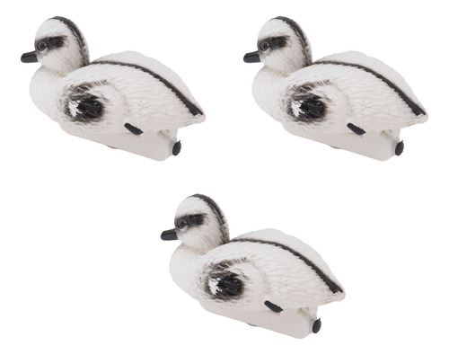 Floating Duck 3pcs Yellow Duckling Plastic Fish Pond