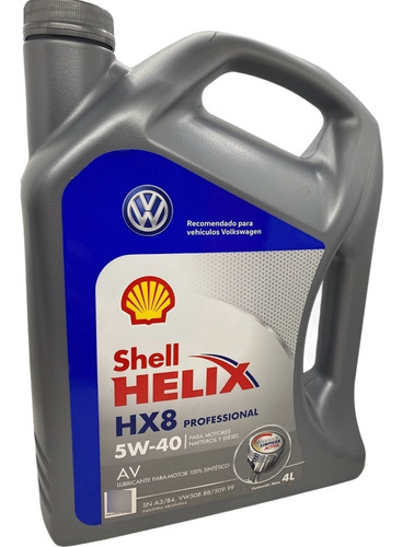 Aceite Shell Helix Hx8 Av 5w-40 + Regalo 