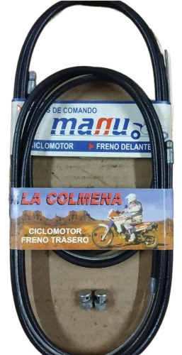 Juego Cables Freno Ciclomotor Garelli 50 Juki Da Dalt Pumita