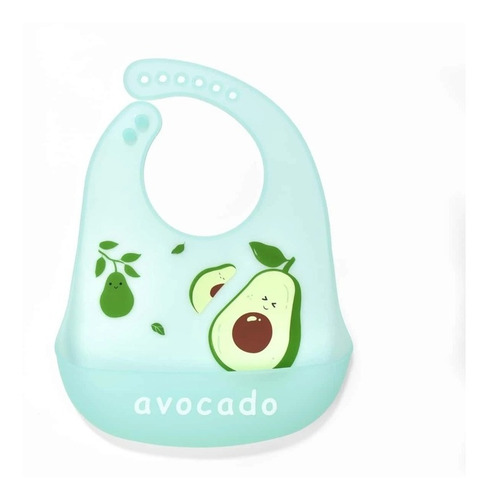 Imagen 5 de 5 de Babero De Silicona Ajustable Con Recoletor De Comida