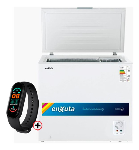 Freezer Horizontal Enxuta Fhenx16200 198 Lt + Smartwatch