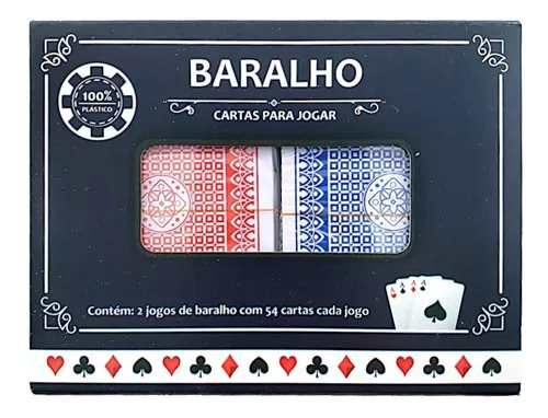 Jogo De Baralho Em Plástico Kit À Prova D'água