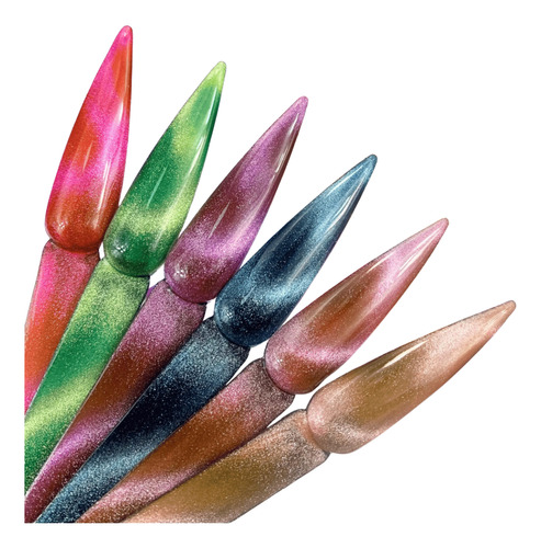 Wapizima Ojo De Gato Color Party Neon Kit De Gel Neón