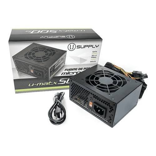  Fuente De Poder 550w Micro Atx / Slim Marca U