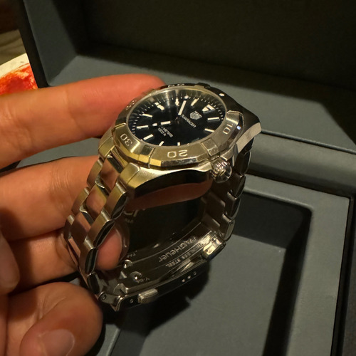 Reloj Tag Heuer Aquaracer Dama Plateado Plateado Azul (Usado)