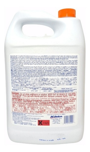 Imagen 2 de 2 de Refrigerante 50/50 Ac Delco Original