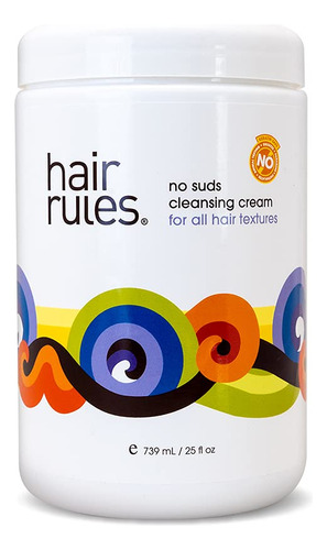 Hair Rules No Suds Crema Limpiadora 25 Oz