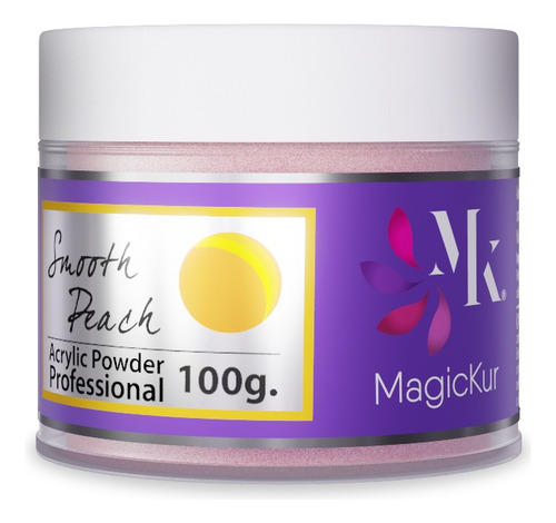 Polimero Acrilico Smooth Peach 100g Magickur
